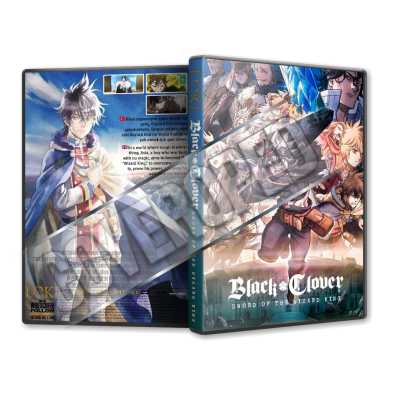 Black Clover Sword of the Wizard King - 2023 Türkçe Dvd Cover Tasarımı